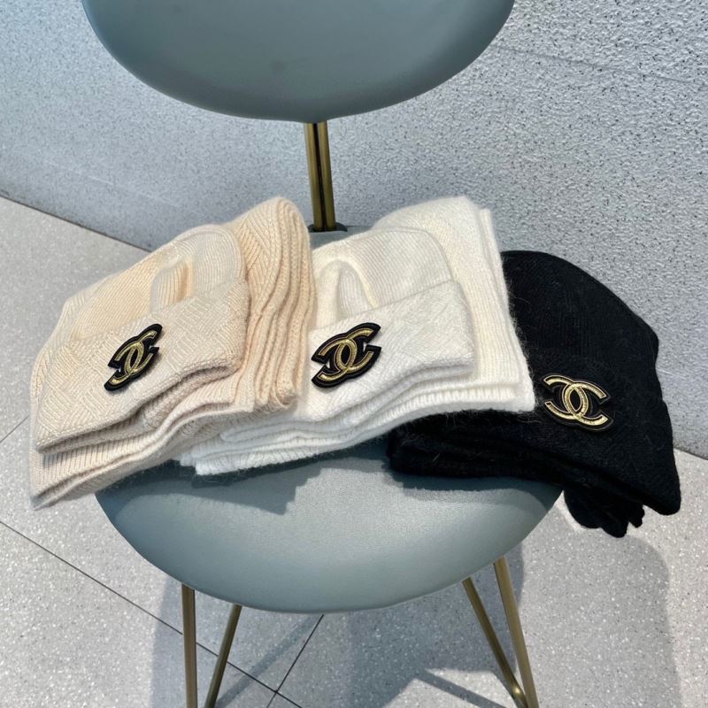 Chanel Caps Scarfs